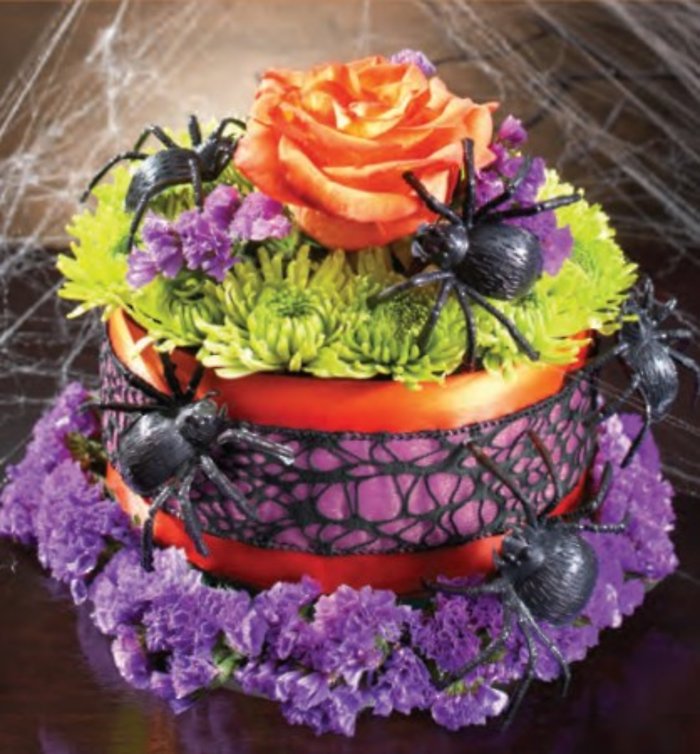 Spider Flower Cake