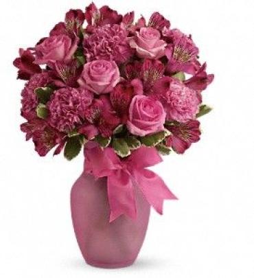 Teleflora\'s Pink Blush Bouquet