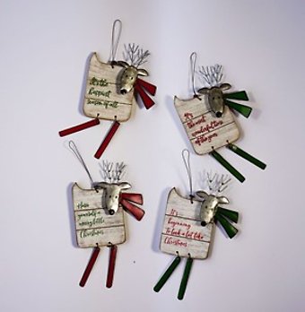 Dangling Reindeer Ornaments