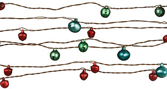 Bell Wire Garland red/green/blue 24\'