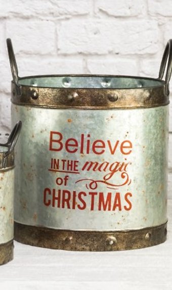 Large Christmas Season Bucket