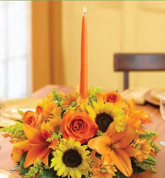 Fall Fields of Europe - Centerpiece Medium