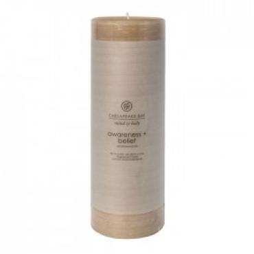 Awareness + Belief Large Pillar Candle