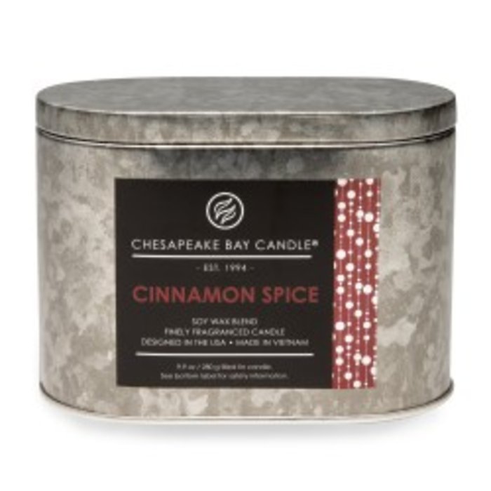 Cinnamon Spice Double Wick Tin Candle