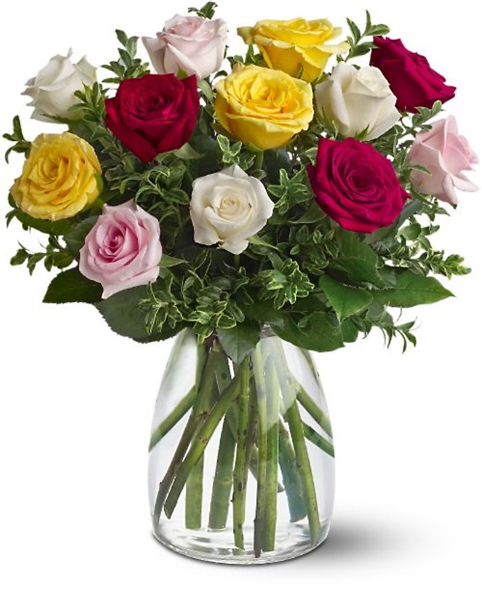Dozen Mixed Roses