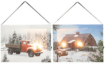 Winter Truck Canvas