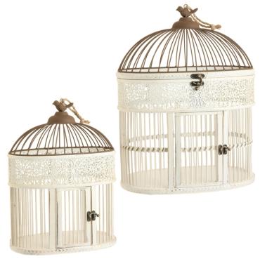 White Birdcage- Sm