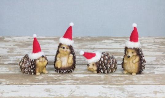 Santa Hat Hedgehogs-lg
