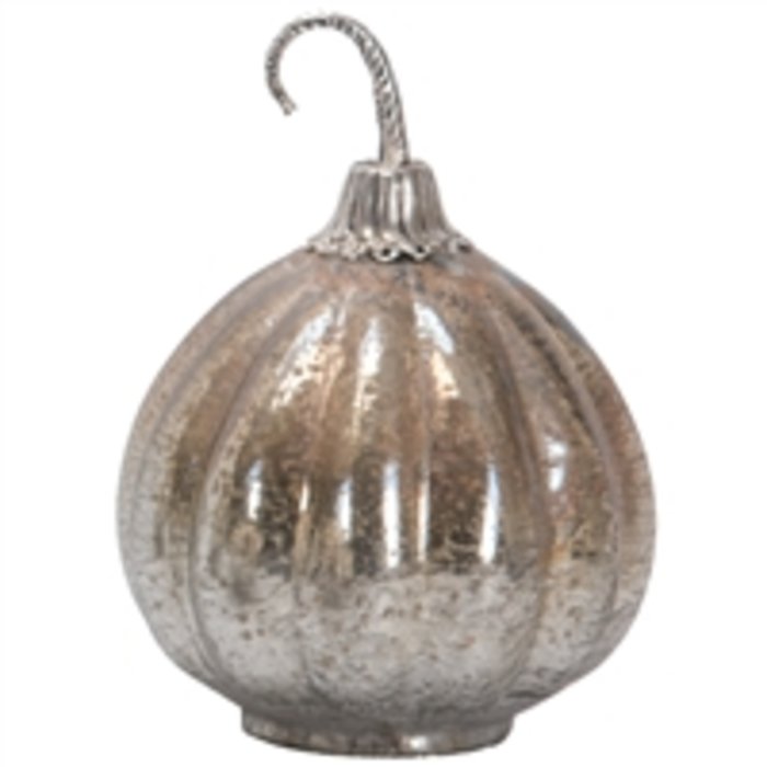 Foil Glass Lustre Mercury Pumpkin