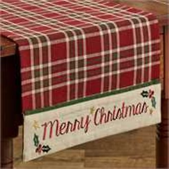 Merry Christmas Table Runner - 54\"L