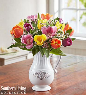 Fresh Spring Tulip Pitcher