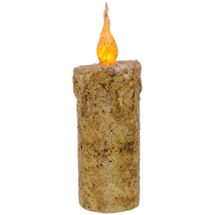 Lg Burnt Ivory Pillar