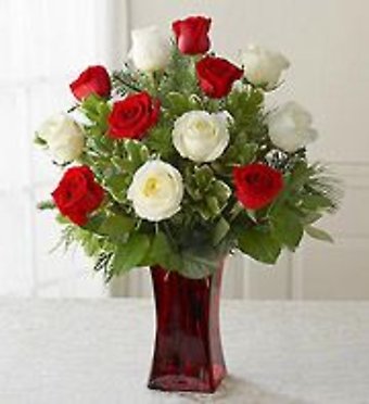 Long Stemmed Holiday Roses