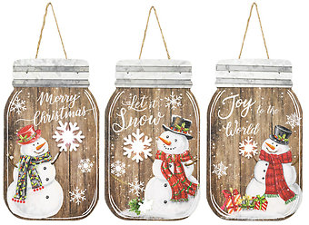 Snowman Jar Hanger