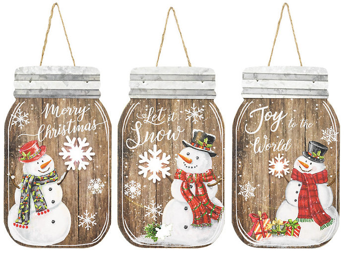 Snowman Jar Hanger