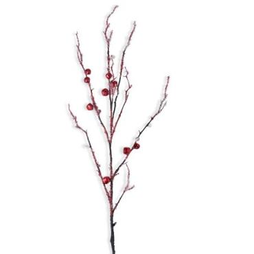 36 Inch Icy Stem with Red Bells