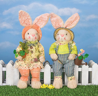 Farmer Bunny with Dangle Legs