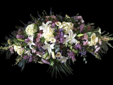 Celebration of Life in White and Lavender