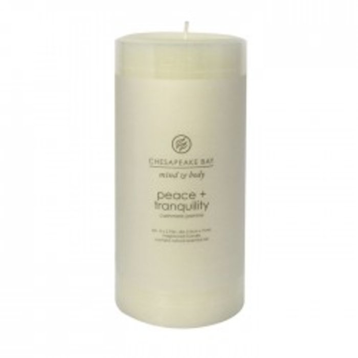 Peace + Tranquility Medium Pillar Candle