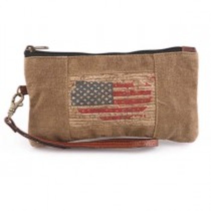 Flag Wristlett