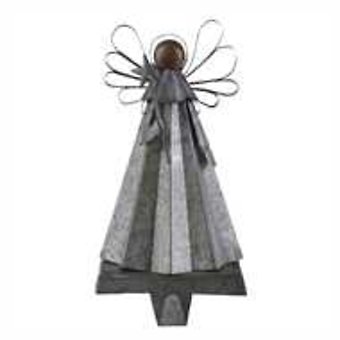 Galvanized Angel Stockings Hanger