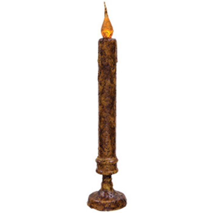 Lg Burnt Mustart CandleStick