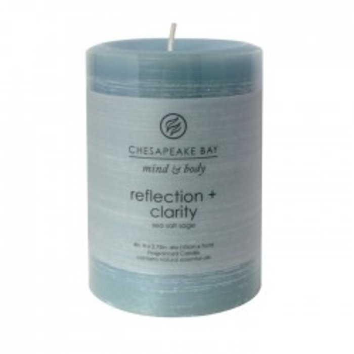 Reflection + Clarity Small Pillar Candle