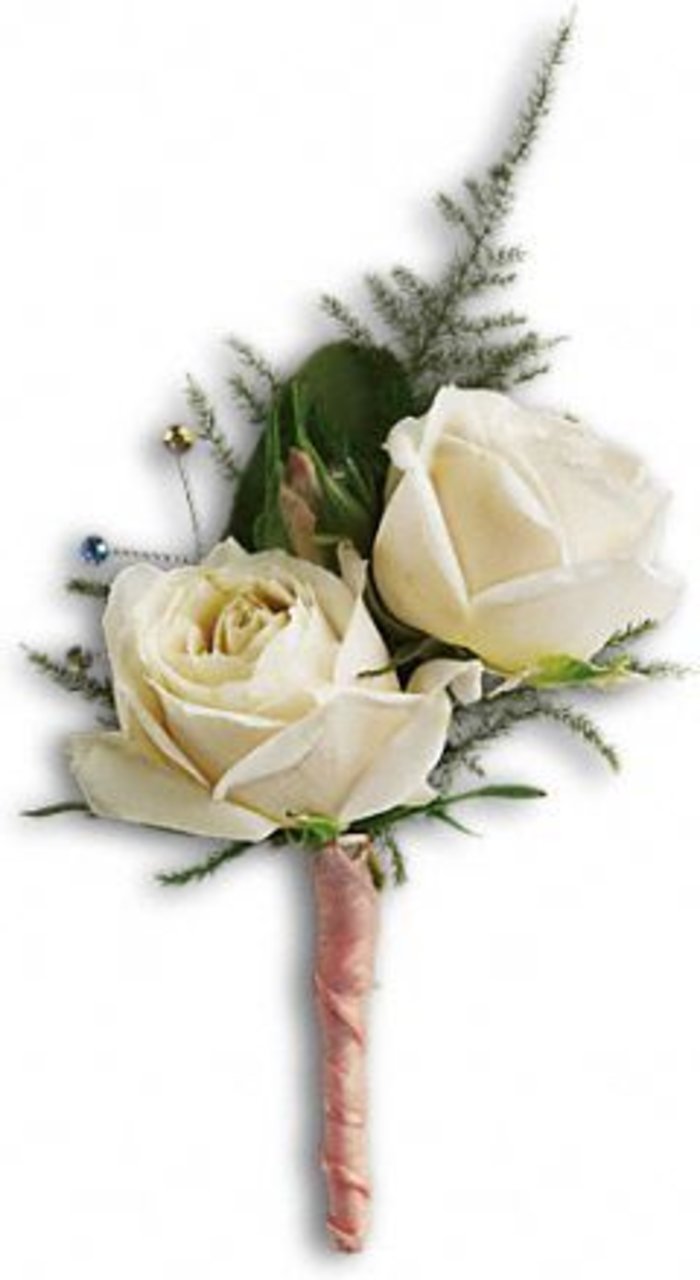 White Tie Boutonniere