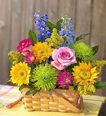Sunny Garden Basket