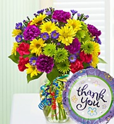 It\'s Your Day Bouquet/Thank You Balloon