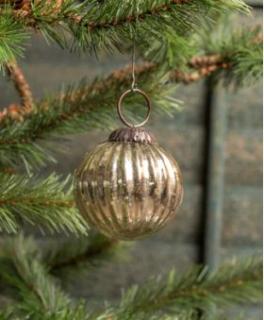 Small Ribbed Kugel Ornament