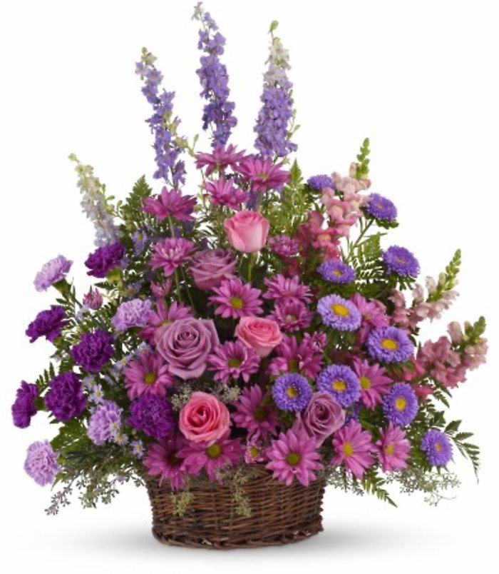 Gracious Lavender Basket