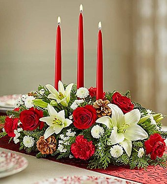 Traditional Christmas Centerpiece large