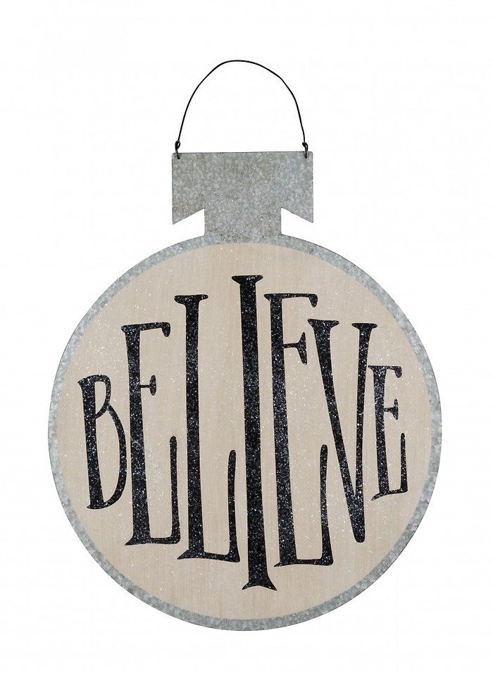 Large Tin Ball - Believe