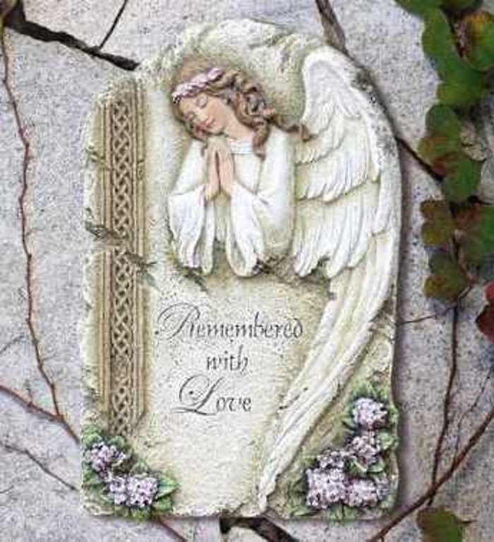 Remembered Angel Plaque