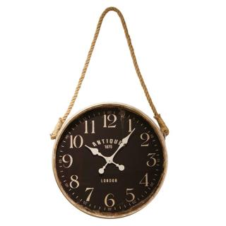 Metal Clock with Rope