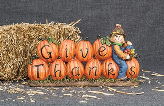 Give Thanks Scarecrow Tabletop