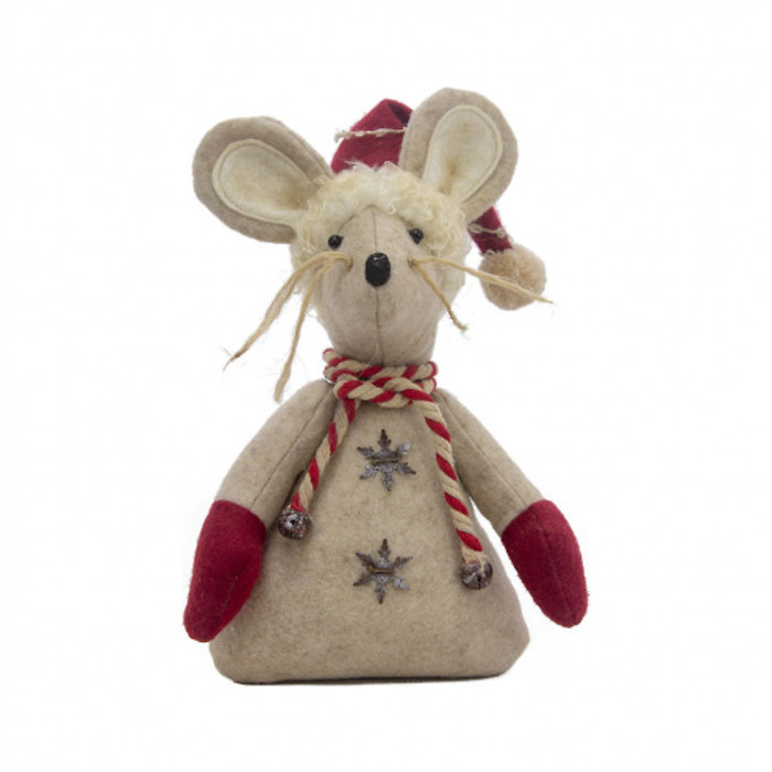Small Winter Candy Cane Mouse
